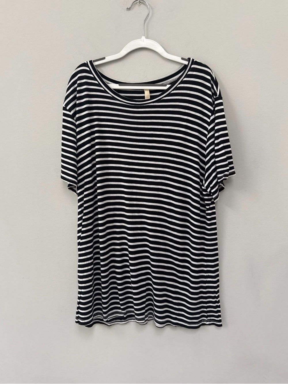 Emma & Sam Striped Women’s Tee - Classic Crew Neck